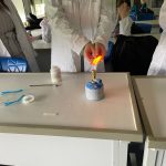 AG Chemie Bunsenbrenner Farbänderung Flamme